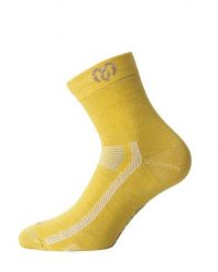 Skarpety Trekkingowe Lasting WKS 70% Merino Wool Żółty (208) XL (46-49). Żółte skarpetki damskie LASTING, bez wzorów, z dzianiny. Za 51.00 zł.