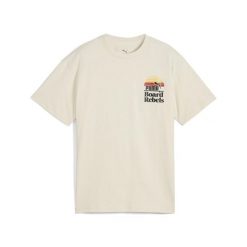 Młodzieżowa koszulka Mid 90s z grafiką PUMA Alpine Snow White. Biała koszulki damskie Puma, m, bez wzorów, z gumy, bez kołnierzyka, bez ramiączek. Za 94.85 zł.