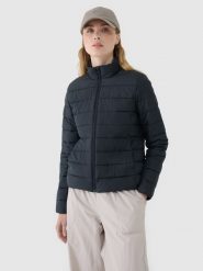 4F Kurtka puchowa z wypełnieniem syntetycznym damska - czarna XL. Czarne kurtki damskie 4F, xl, bez wzorów, z dzianiny, bez kaptura. W wyprzedaży za 139.99 zł.