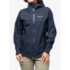 Kurtka GORE TEX damska Montane Spirit Lite Jacket. Niebieskie kurtki damskie Montane, bez wzorów, z gore-texu, bez kaptura. Za 881.99 zł.