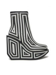 United Nude Botki Wa Bootie Hi 1087951082 Szary. Szare botki damskie United Nude, z materiału, bez obcasa, na koturnie, bez zapięcia. Za 1,669.00 zł.