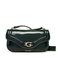 Torebka Guess. Zielone listonoszki damskie Guess, z aplikacjami, bez dodatków. Za 399.99 zł.