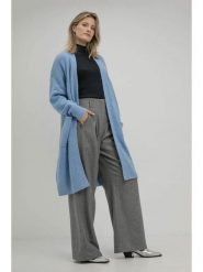 Josephine & Co Kardigan "Sjoukje" w kolorze błękitnym rozmiar: XL. Niebieskie kardigany damskie Josephine & Co, xl, bez wzorów, z wełny. Za 252.34 zł.