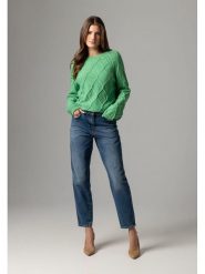 More & More Sweter w kolorze zielonym rozmiar: 40. Zielone swetry klasyczne damskie More & More, bez kołnierzyka. Za 121.51 zł.