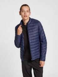 Damska kurtka puchowa Hummel Red. Niebieskie kurtki damskie Hummel, xl, bez wzorów, z materiału, bez kaptura. Za 241.00 zł.
