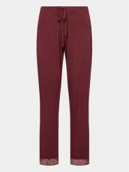 Femilet by Chantelle Spodnie piżamowe Jazz FNA560 Bordowy Regular Fit. Czerwone piżamy damskie Femilet by Chantelle, bez wzorów, z wiskozy, bez ramiączek. Za 219.99 zł.