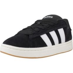 Buty ADIDAS GRAND COURT ALPHA 0 Czarny. Czarne obuwie trekkingowe damskie Adidas, z materiału, bez zapięcia. Za 394.95 zł.