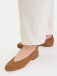 Lasocki Baleriny CEO-RST-ROMI-67W Brązowy jasny. Brązowe balerinki damskie Lasocki, bez wzorów, ze skóry. Za 159.99 zł.