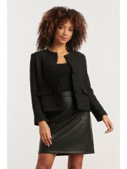 Smashed Lemon Kurtka przejściowa w kolorze czarnym rozmiar: L. Czarne kurtki damskie Smashed Lemon, l, bez wzorów, bez kaptura. Za 152.62 zł.