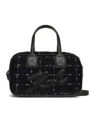 KARL LAGERFELD Torebka A4W30259 Czarny. Czarne listonoszki damskie KARL LAGERFELD, bez wzorów, ze skóry, bez dodatków. Za 679.99 zł.