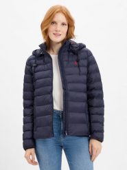 Polo Ralph Lauren kurtka pikowana Kobiety Sztuczne włókno niebieski, M. Niebieskie kurtki damskie Polo Ralph Lauren, m, bez wzorów, z włókna, bez kaptura. Za 1,699.95 zł.