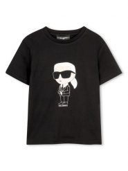 Karl Lagerfeld Kids T-Shirt Z31096 S Czarny Regular Fit. Czarne t-shirty i koszulki chłopięce Karl Lagerfeld Kids, bez wzorów, z bawełny, bez kołnierzyka, bez ramiączek. Za 206.99 zł.