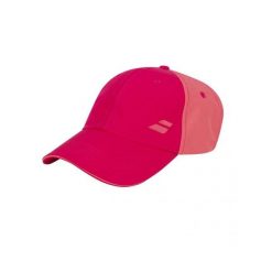 Czapka tenisowa unisex Babolat Basic Logo Cap. Czerwone czapki z daszkiem damskie BABOLAT, bez wzorów, z tkaniny. Za 60.00 zł.