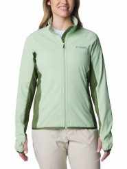 Columbia Kurtka polarowa "Spectre Ridge™" w kolorze zielonym rozmiar: M. Zielone kurtki damskie Columbia, m, bez wzorów, z materiału, bez kaptura. Za 109.26 zł.