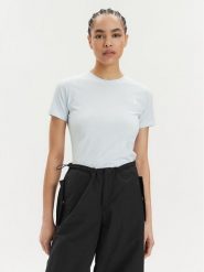 The North Face T-Shirt Redbox NF0A87NM Błękitny Regular Fit. Niebieskie t-shirty damskie The North Face, l, bez wzorów, z bawełny, bez kołnierzyka. Za 89.99 zł.