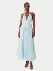 Bardot Sukienka koktajlowa Arletha Halter 59963DB3 Błękitny Regular Fit. Niebieskie sukienki damskie Bardot, bez wzorów, z syntetyku, wizytowe, bez ramiączek. Za 949.99 zł.