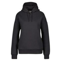 Bluza damska Dolomite LOGO czarna. Czarne bluzy damskie Dolomite, bez wzorów, bez kaptura. W wyprzedaży za 271.00 zł.