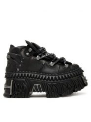 NEW ROCK Sneakersy M-WALL106-S30 Czarny. Czarne obuwie sportowe damskie NEW ROCK, ze skóry, bez zapięcia. Za 1,679.00 zł.