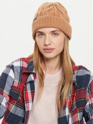 Roxy Czapka Snow Cake ERJHA04310 Brązowy. Brązowe czapki damskie Roxy, na zimę, bez wzorów, z materiału. Za 129.99 zł.