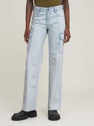 G-Star Dżinsy - Loose fit - w kolorze błękitnym rozmiar: W27/L32. Niebieskie jeansy damskie G-Star, z podwyższonym stanem. Za 239.99 zł.