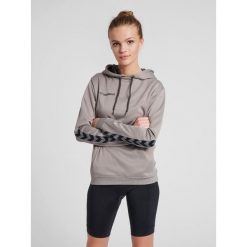Bluza damska z kapturem Hummel hmlAUTHENTIC Poly. Szare bluzy damskie Hummel, xs, bez wzorów, z kapturem. Za 210.10 zł.