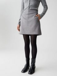 OPUS Spódnica w kolorze szarym rozmiar: 40. Szare spódnice damskie Opus, na co dzień, bez wzorów, mini. Za 117.99 zł.