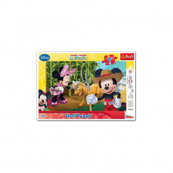 Trefl Puzzle ramkowe 15 el. Na wsi. Brązowe bez kategorii Trefl, z motywem z bajki. Za 9.89 zł.