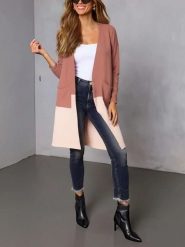 LA Angels Kardigan w kolorze jasnoróżowo-kremowym rozmiar: XL. Brązowe kardigany damskie LA Angels, xl, bez wzorów. Za 144.24 zł.