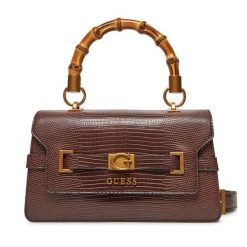 Torebka Guess. Brązowe torebki klasyczne damskie Guess, bez dodatków. Za 519.99 zł.