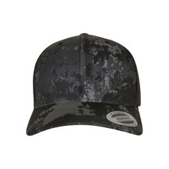 Czapka Trucker rétro Flexfit YP Classics. Czarne czapki damskie FLEXFIT, bez wzorów. Za 79.20 zł.