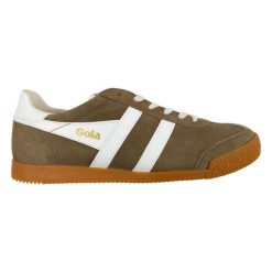 Sneakersy damskie Gola Elan. Białe obuwie sportowe damskie Gola, bez zapięcia, trekkingowe. Za 468.00 zł.