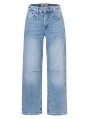 MAC Dżinsy "Ohio" - Barrel fit - w kolorze błękitnym rozmiar: 44. Niebieskie jeansy damskie MAC, z podwyższonym stanem. Za 310.35 zł.