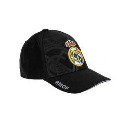 Czapka z daszkiem Real Madryt Junior - oficjalna licencjonowana. Czarne czapki z daszkiem damskie REAL MADRID, bez wzorów. Za 99.00 zł.