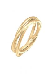 Elli Damski pierścionek Wrap Trini Look Basic Minimal w srebrze 925 Sterling Silver Pierścionki 1 ct. Szare pierścionki damskie Elli, srebrne. Za 241.39 zł.