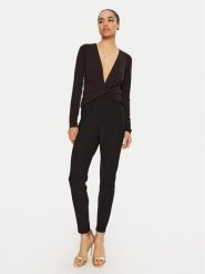 MICHAEL Michael Kors Kombinezon MF482MVAPQ Czarny Slim Fit. Czarne sukienki damskie MICHAEL Michael Kors, bez wzorów, z wiskozy, bez ramiączek. Za 759.99 zł.