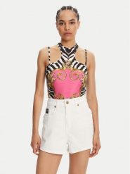Versace Jeans Couture Body 78HAM2P0 Kolorowy Slim Fit. Body i gorsety Versace Jeans Couture, bez wzorów, z jeansu. Za 559.99 zł.
