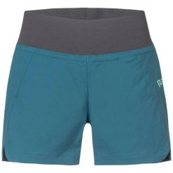 Szorty damskie Rafiki Vella. Niebieskie spodenki sportowe damskie RAFIKI, s, bez wzorów, z elastanu, do biegania. Za 215.55 zł.