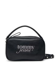 Tommy Jeans Torebka Tjw Bold Script Camera Bag AW0AW19053 Czarny. Czarne torebki klasyczne damskie Tommy Jeans, z jeansu, bez dodatków. Za 409.99 zł.
