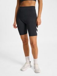 Szorty damskie Hummel Pulse Logo MW. Czarne spodenki sportowe damskie Hummel, s, bez wzorów, z bawełny, do biegania. Za 124.00 zł.