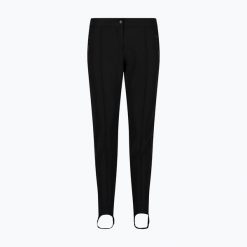 Spodnie trekkingowe damskie CMP Long. Czarne spodnie sportowe damskie CMP, na jesień, s, bez wzorów, z elastanu, trekkingowe. Za 239.99 zł.
