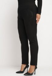 Czarne Spodnie Skinny z Wysokim Stanem Rerilda. Czarne rurki damskie Born2be, bez wzorów, z jeansu. Za 34.99 zł.