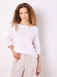 Apricot Sweter w kolorze białym rozmiar: M. Białe swetry klasyczne damskie Apricot, m, bez kołnierzyka. Za 70.24 zł.