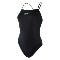 Damski Jednoczęściowy Strój Kąpielowy Eco Endurance+. Czarne stroje jednoczęściowe Speedo, bez wzorów. Za 186.99 zł.