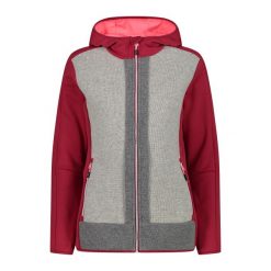 Damska kurtka z kapturem CMP. Czerwone kurtki damskie CMP, bez wzorów, z kapturem. Za 506.50 zł.