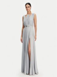Elisabetta Franchi Sukienka wieczorowa AB-R21-52E2 Błękitny Regular Fit. Niebieskie sukienki damskie Elisabetta Franchi, bez wzorów, z wiskozy, wizytowe, bez ramiączek. Za 3,269.00 zł.