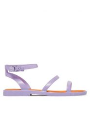 Melissa Sandały Melissa Heat Sandal Ad 36044 Fioletowy. Fioletowe sandały damskie Melissa, bez wzorów, z tworzywa sztucznego, bez obcasa, na płaskiej podeszwie, bez zapięcia. Za 199.99 zł.