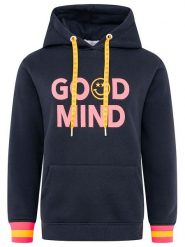 Zwillingsherz Bluza "Good Mind" w kolorze granatowym rozmiar: M. Niebieskie bluzy damskie Zwillingsherz, m, bez wzorów, z kapturem. Za 195.77 zł.
