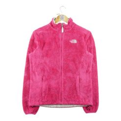 Second life - Kurtka polarowa TNF Pink Osito dla kobiet - Jak nowy. Czerwone kurtki damskie The North Face, s, bez wzorów, z materiału, bez kaptura. Za 170.36 zł.