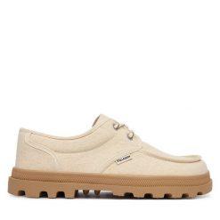 Półbuty Palladium. Brązowe półbuty damskie Palladium, bez wzorów, bez obcasa, na płaskiej podeszwie, bez zapięcia. Za 379.99 zł.