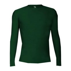 Koszulka z długim rękawem Pro Compression Adults Men Round Neck Undershirt. Zielone koszulki damskie BADGER SPORT, l, bez wzorów, bez kołnierzyka, bez ramiączek. Za 215.95 zł.